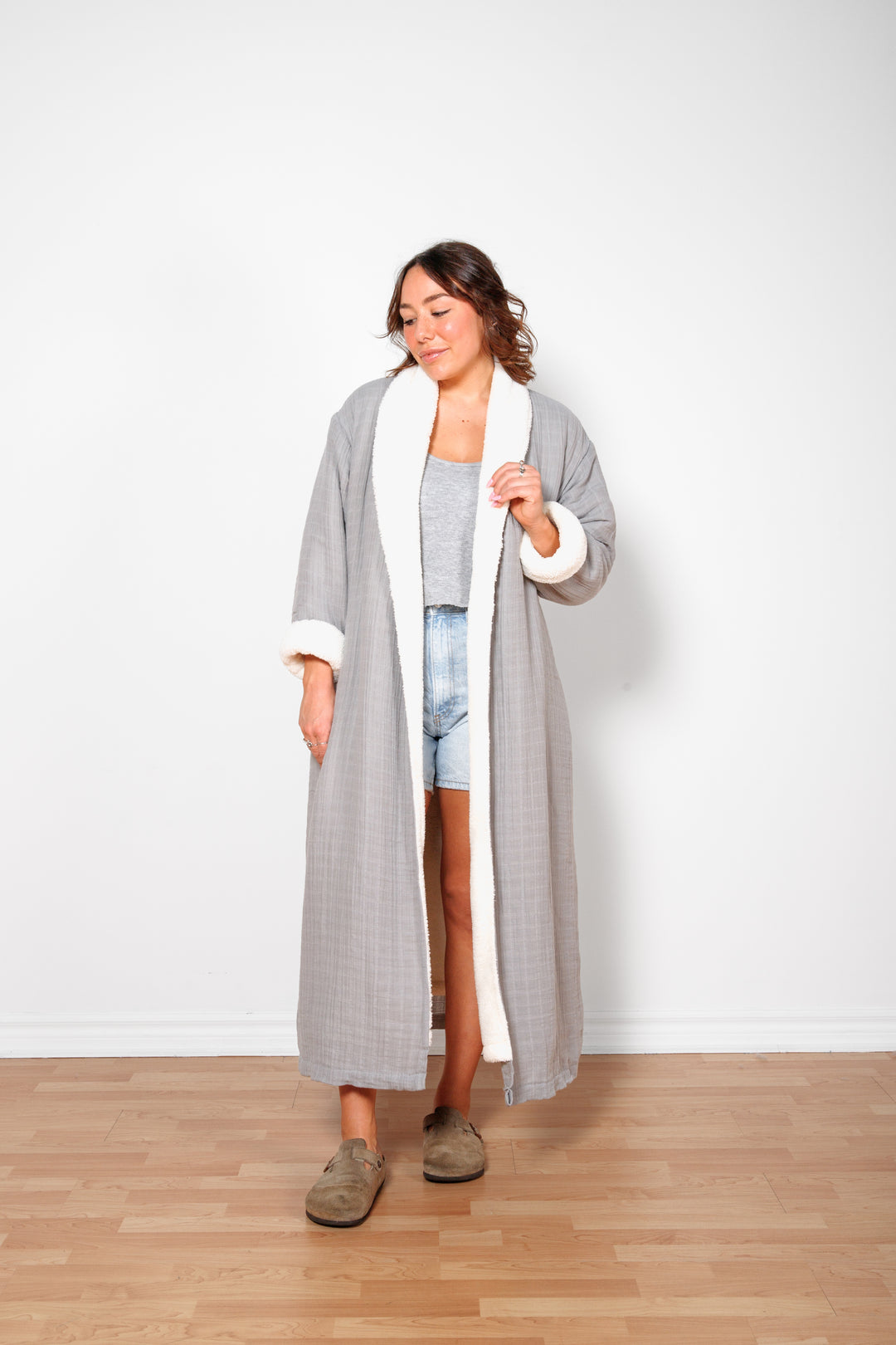 Tofino Towel Boreal Fleece Robe - Womens Sleep Tops - Big Sun Vernon  | Okanagan Beachwear