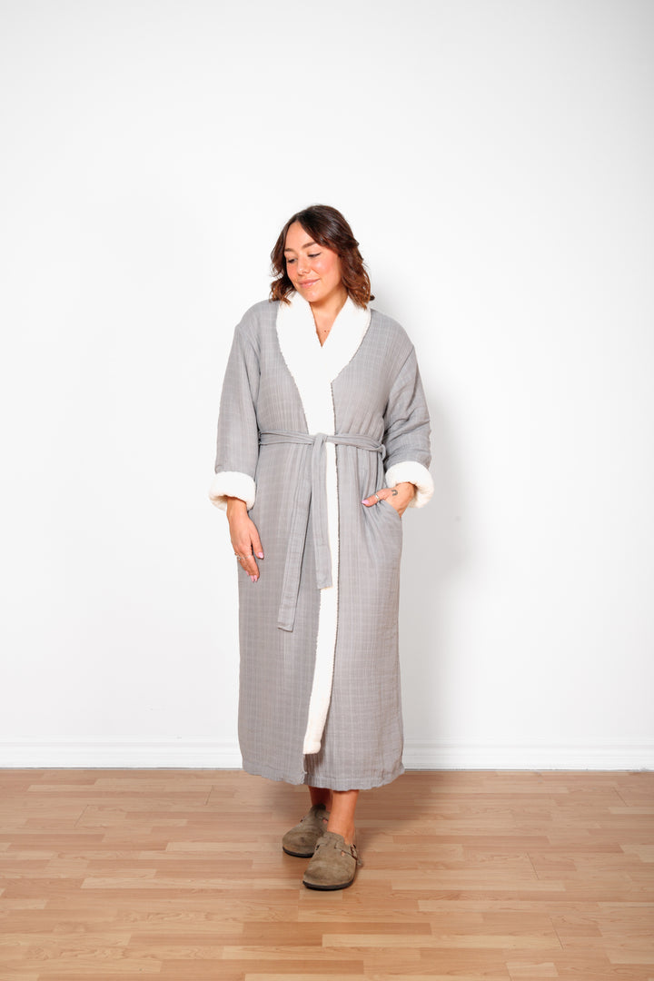 Tofino Towel Boreal Fleece Robe - Womens Sleep Tops - Big Sun Vernon  | Okanagan Beachwear