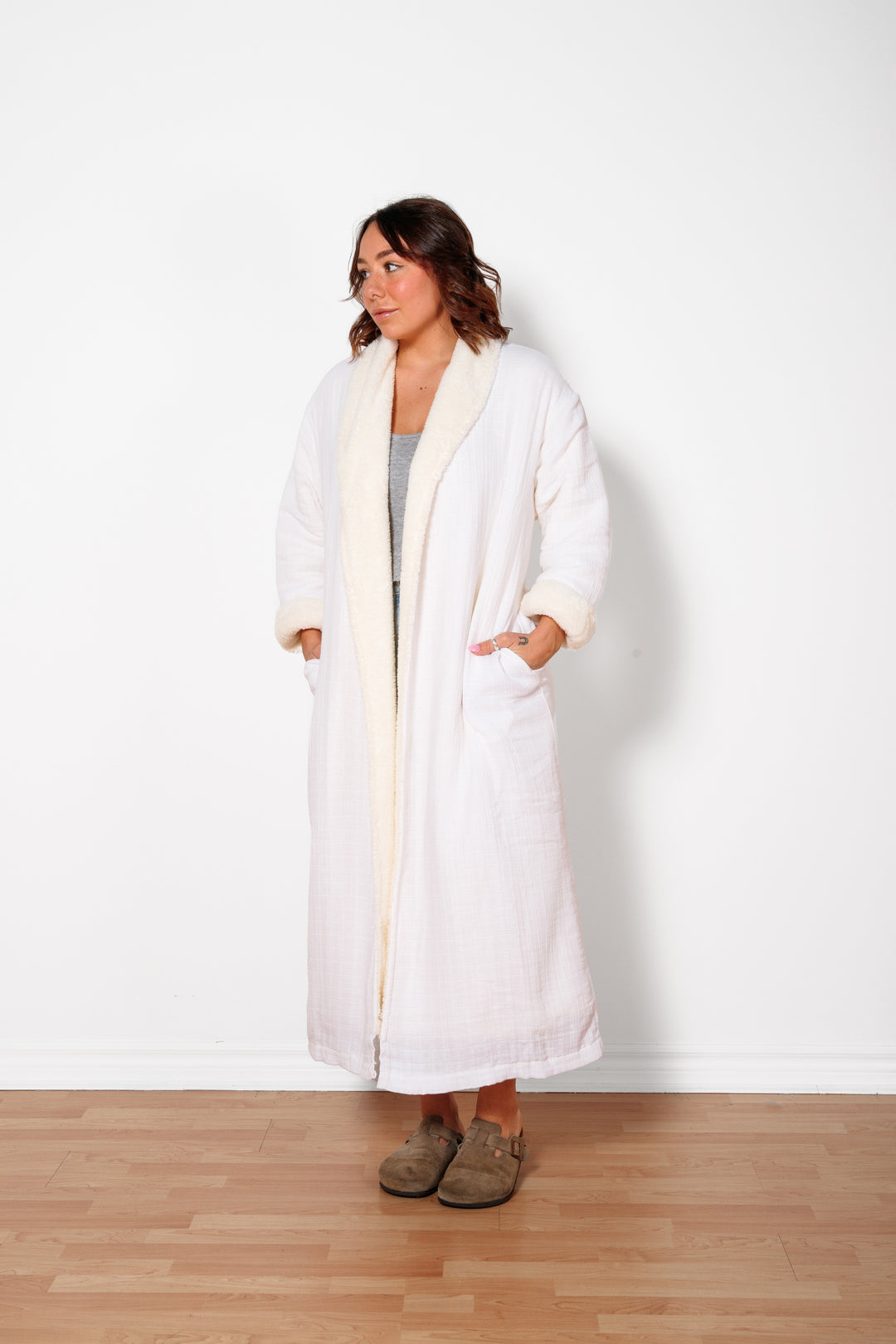 Tofino Towel Boreal Fleece Robe - Womens Sleep Tops - Big Sun Vernon  | Okanagan Beachwear