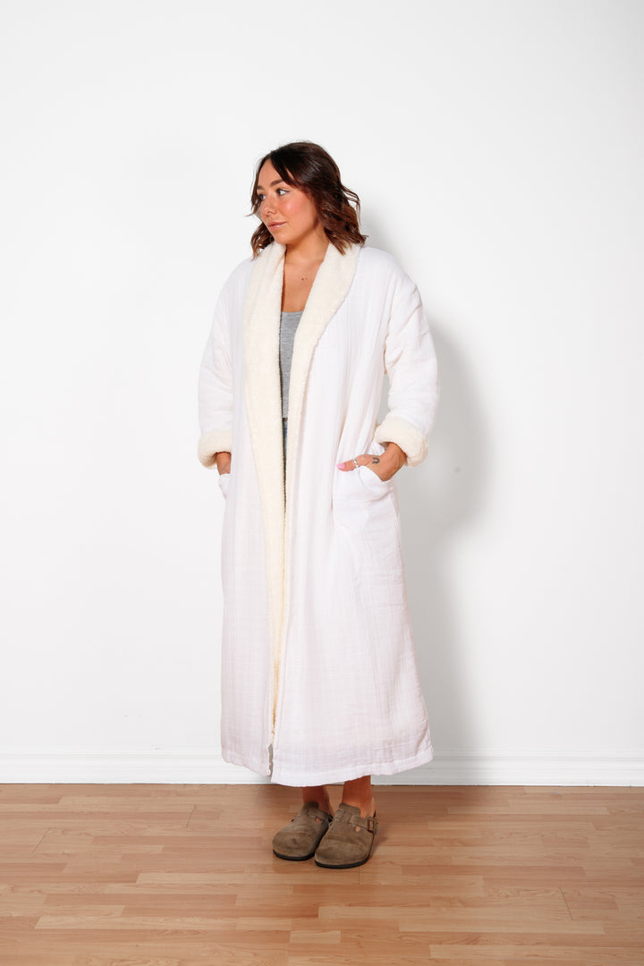 Tofino Towel Boreal Fleece Robe - Womens Sleep Tops - Big Sun Vernon  | Okanagan Beachwear