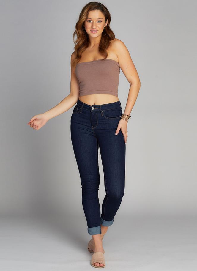 C'est Moi Bamboo Crop Tube Top - Womens Tank - Big Sun Vernon  | Okanagan Beachwear