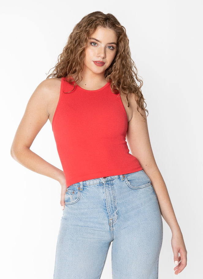 C'est Moi Bamboo Ribbed Tank - Womens Tank - Big Sun Vernon  | Okanagan Beachwear