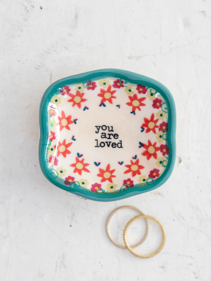 Natural Life Mini Artisan Dish - You Are Loved