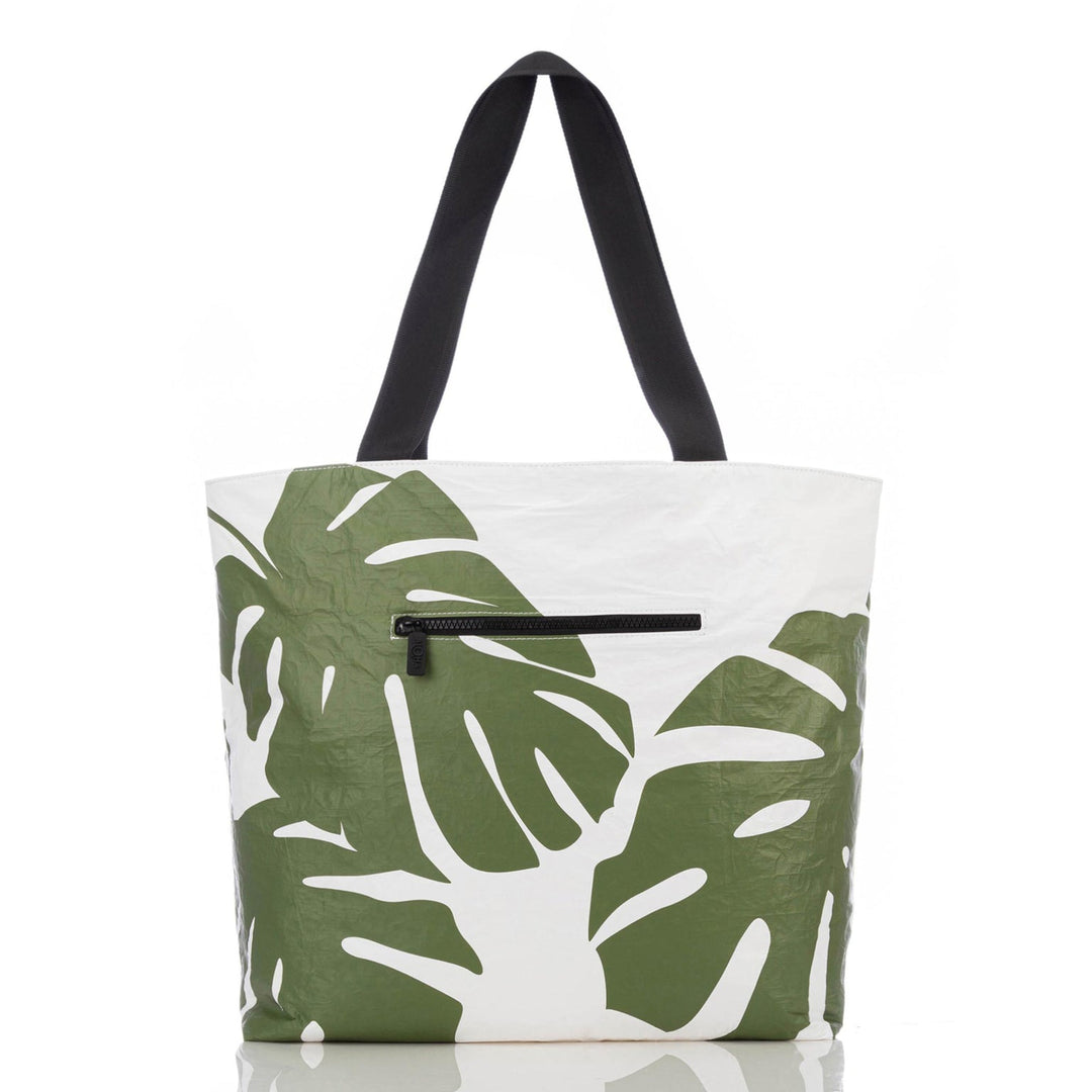 Aloha Monstera Day Tripper - Tote Bags - Big Sun Vernon  | Okanagan Beachwear