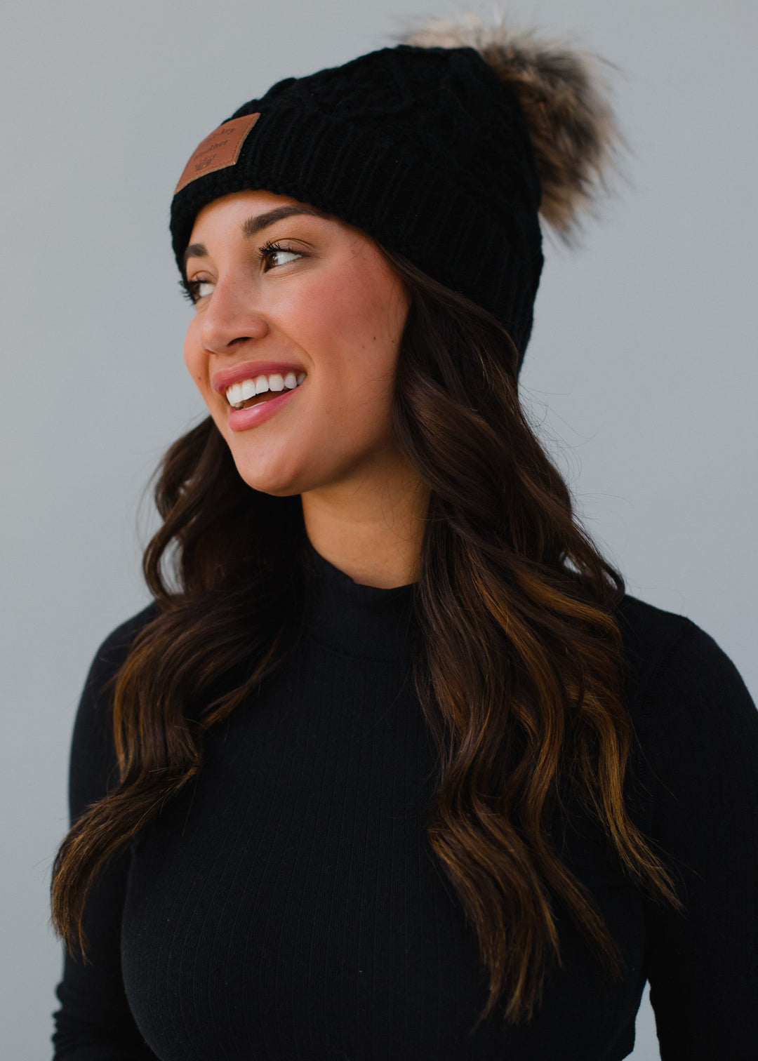 Panache Cuffed Cable Knit Fleece Lined Hat - Toques - Big Sun Vernon  | Okanagan Beachwear