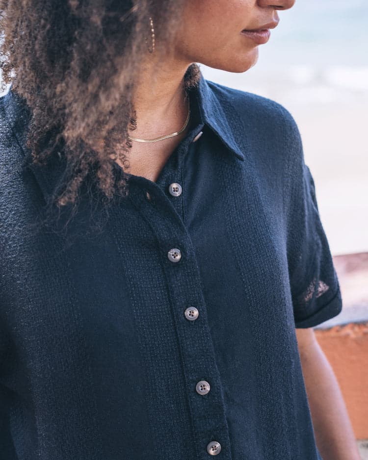 Hurley Stripe Gauze Romper - Womens Rompers - Big Sun Vernon  | Okanagan Beachwear