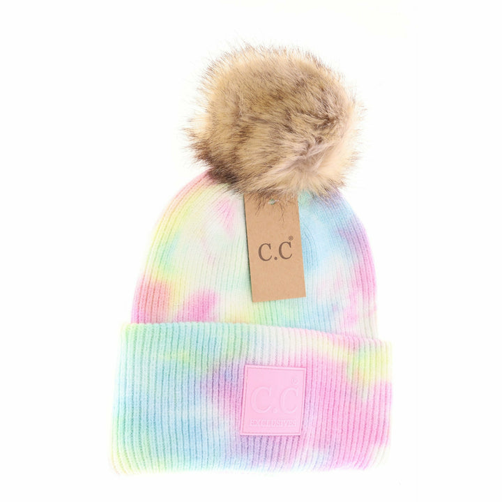 C.C Beanie Kids Tie Dye Pom Beanie - Toques - Big Sun Vernon  | Okanagan Beachwear