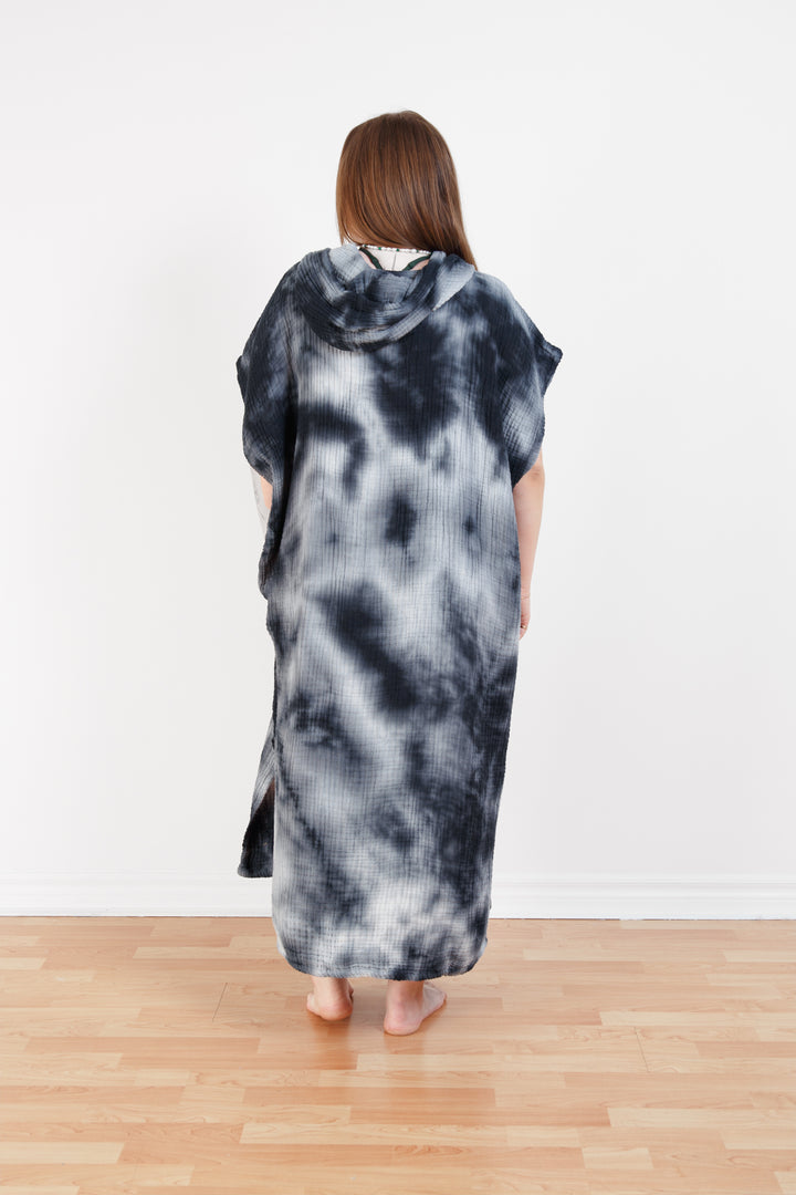 Tofino Towel Holden Tie-dye Unisex Poncho - Womens Casual Coverups - Big Sun Vernon  | Okanagan Beachwear