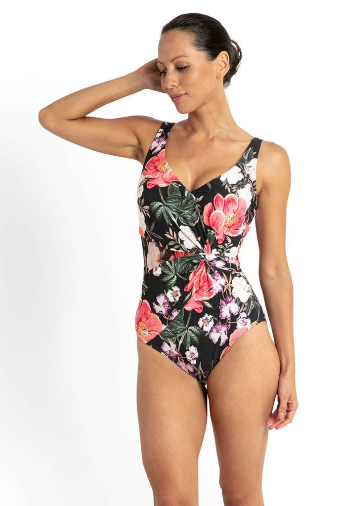 Verno Womens Plus Size Double Up Blouson Tankini Swimsuit Layered Bathing  Suit