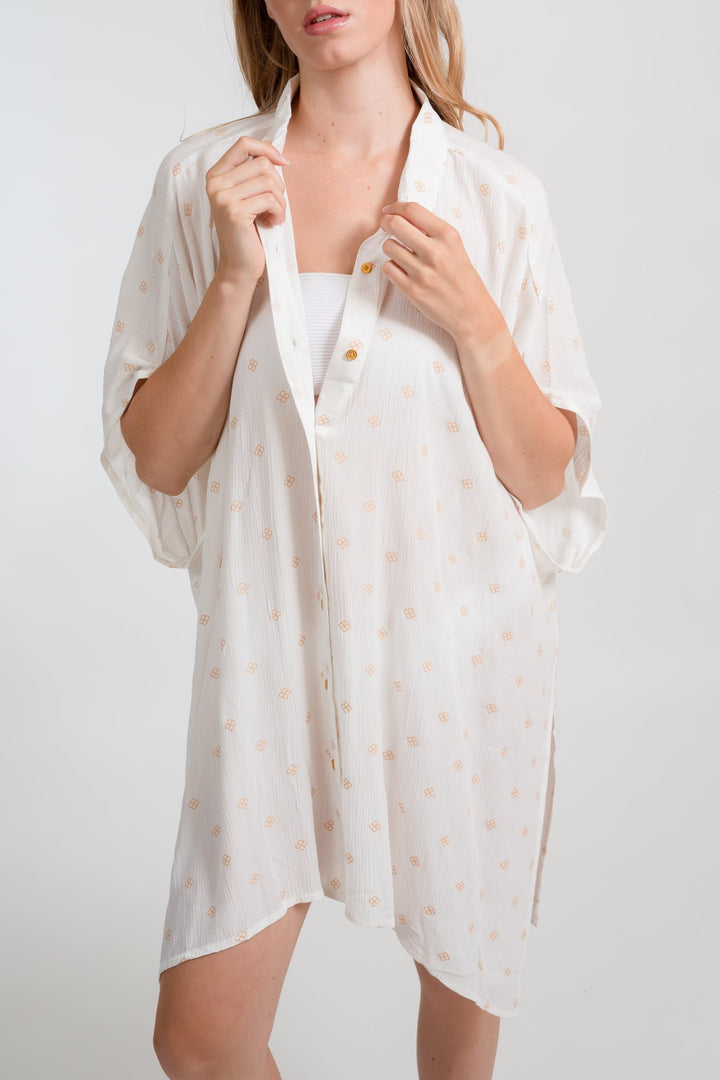 Koy Miami Shine Big Shirt - Womens Blouse - Big Sun Vernon  | Okanagan Beachwear