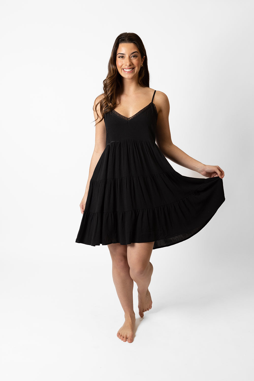 Koy Miami Mini Tiered Dress - Womens Casual Dresses - Big Sun Vernon  | Okanagan Beachwear