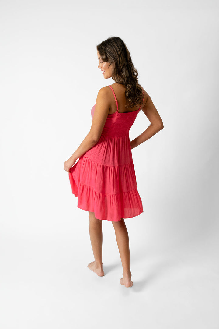 Koy Miami Mini Tiered Dress - Womens Casual Dresses - Big Sun Vernon  | Okanagan Beachwear