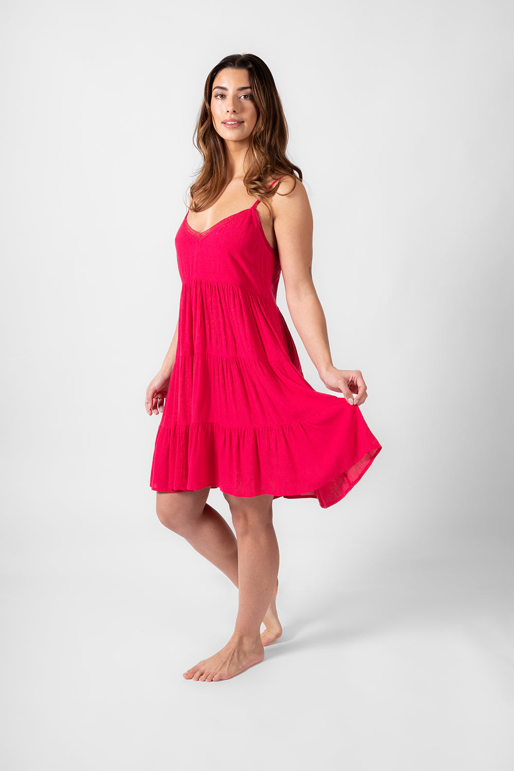 Koy Miami Mini Tiered Dress - Womens Casual Dresses - Big Sun Vernon  | Okanagan Beachwear