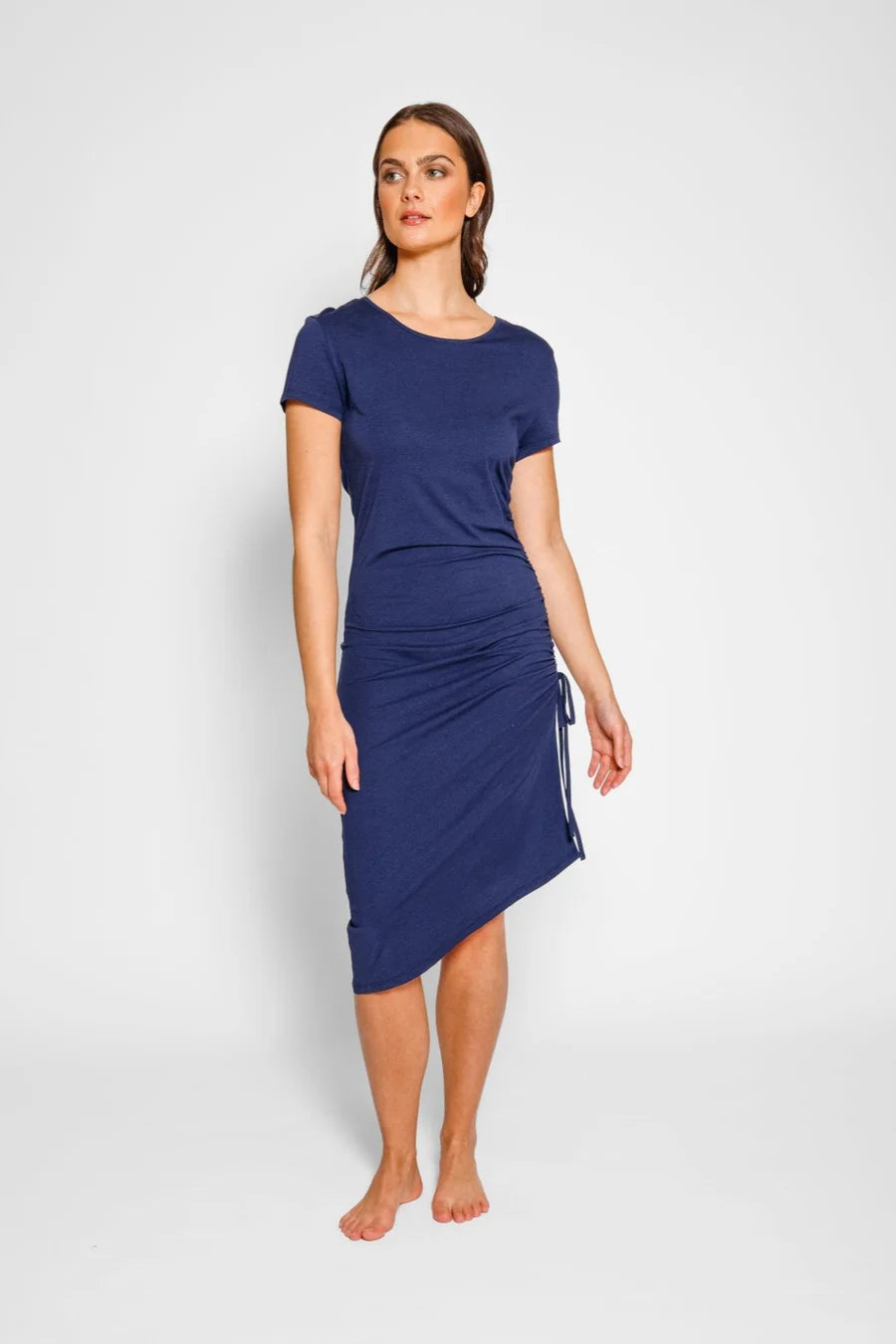 Koy Laguna Beach Ruched Midi Dress - Womens Casual Dresses - Big Sun Vernon  | Okanagan Beachwear