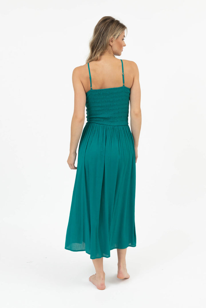 Koy Miami Luxe Hi Neck Midi Dress