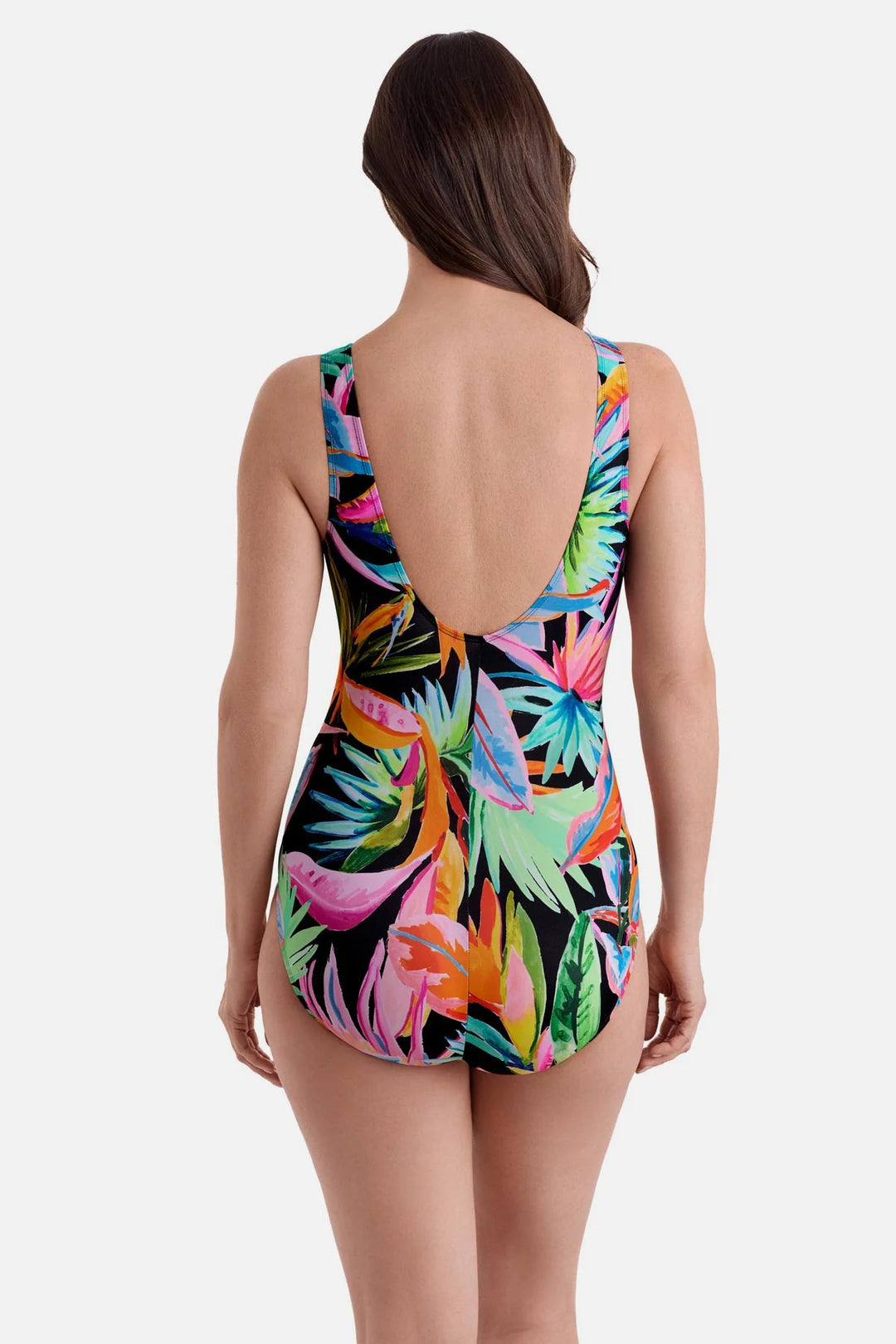 Longitude Tropicana Side Shirred Surplice One Piece