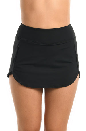 La Blanca Island Goddess Skort Bottom - Womens Skirted Bikini Bottoms - Big Sun Vernon  | Okanagan Beachwear