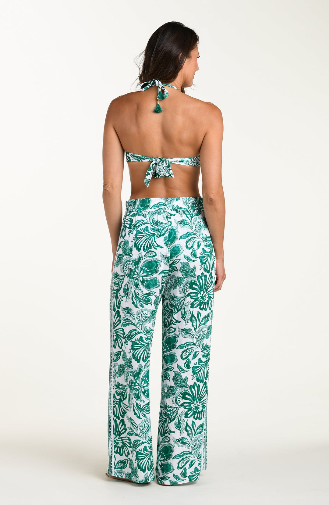La Blanca Botanical Brocade Wide Leg Pant