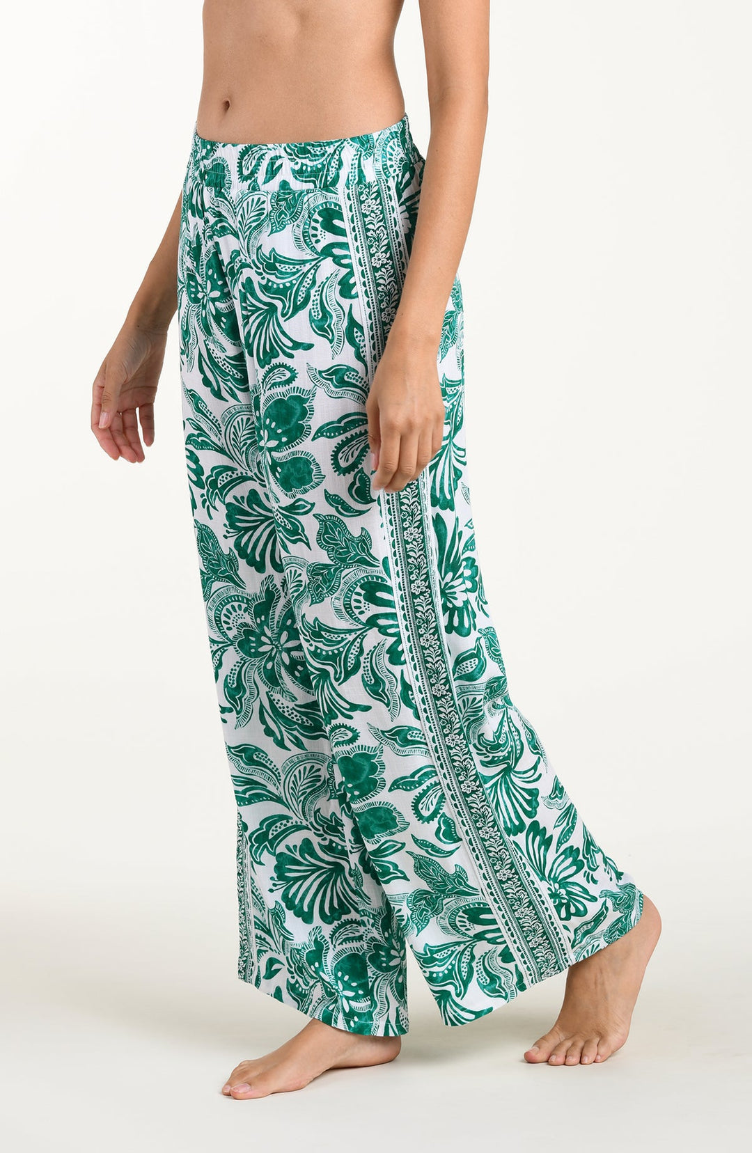 La Blanca Botanical Brocade Wide Leg Pant