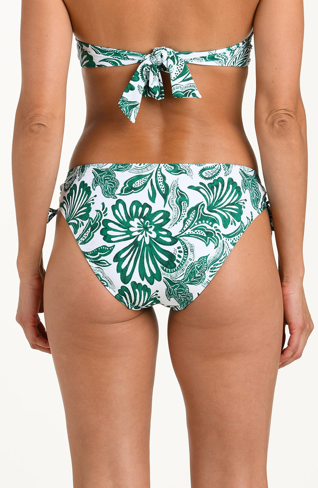 La Blanca Botanical Brocade Side Tie Hipster Bottom