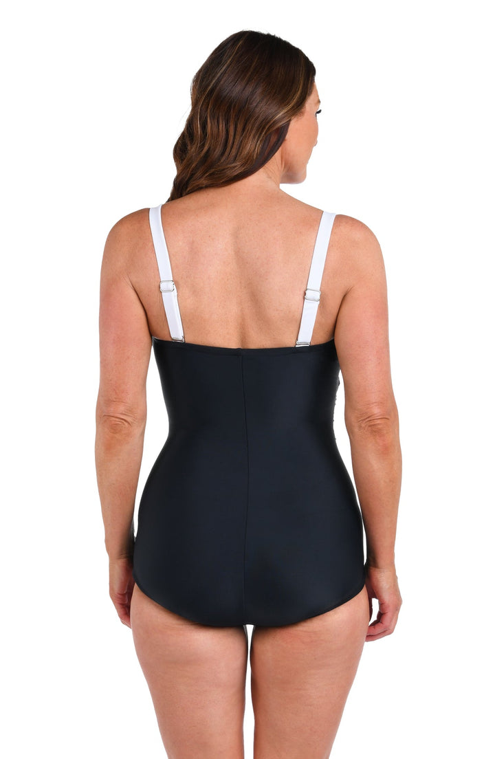 Maxine Solid Bandeau Girl Leg 1pc - Womens Fashion One Pieces - Big Sun Vernon  | Okanagan Beachwear