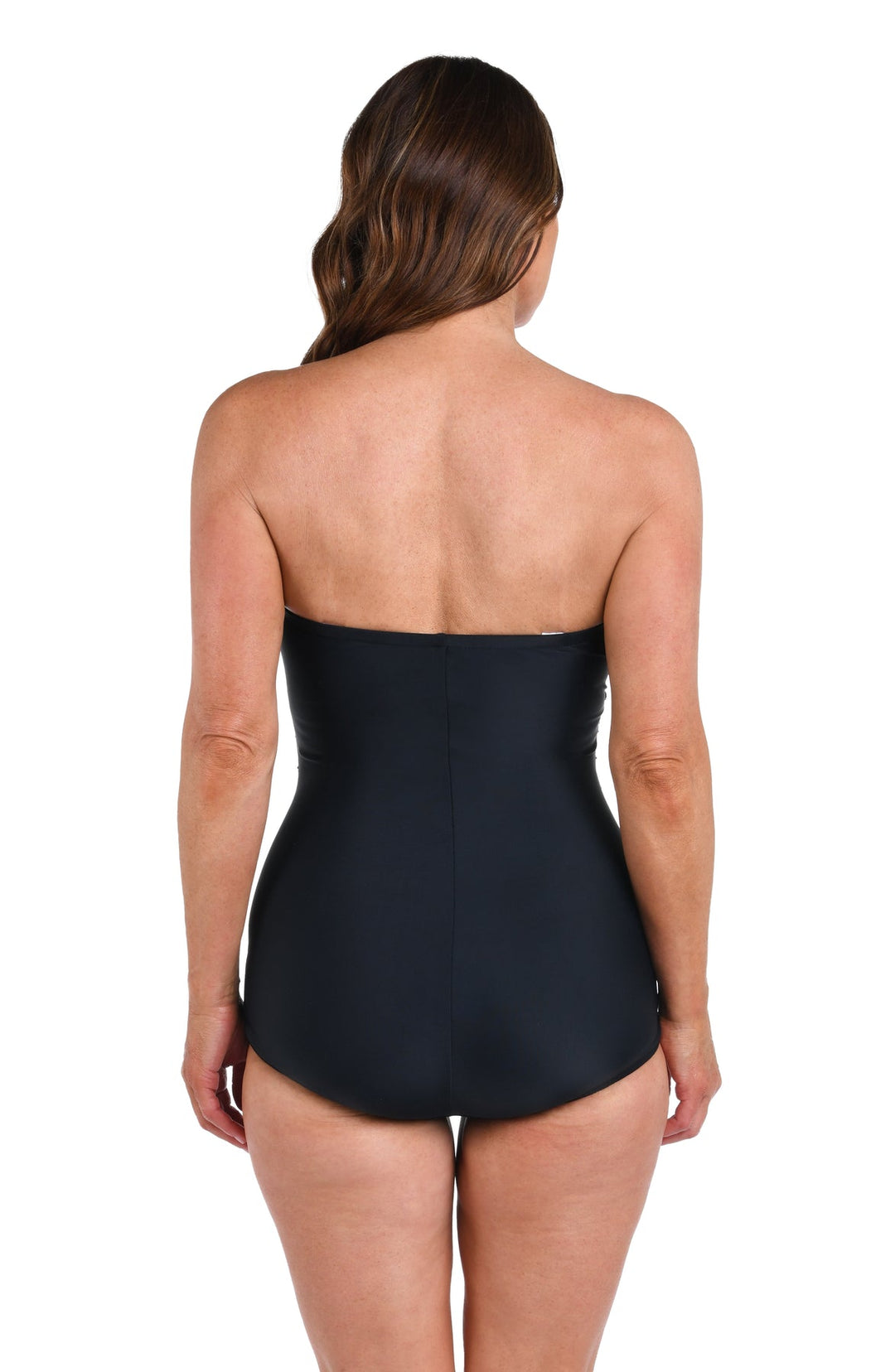 Maxine Solid Bandeau Girl Leg 1pc - Womens Fashion One Pieces - Big Sun Vernon  | Okanagan Beachwear