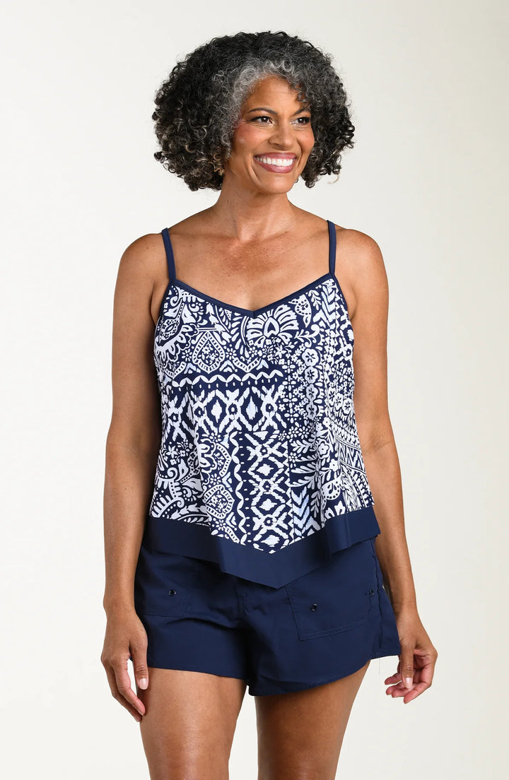 Maxine Bohemia Flutter Hem Tankini