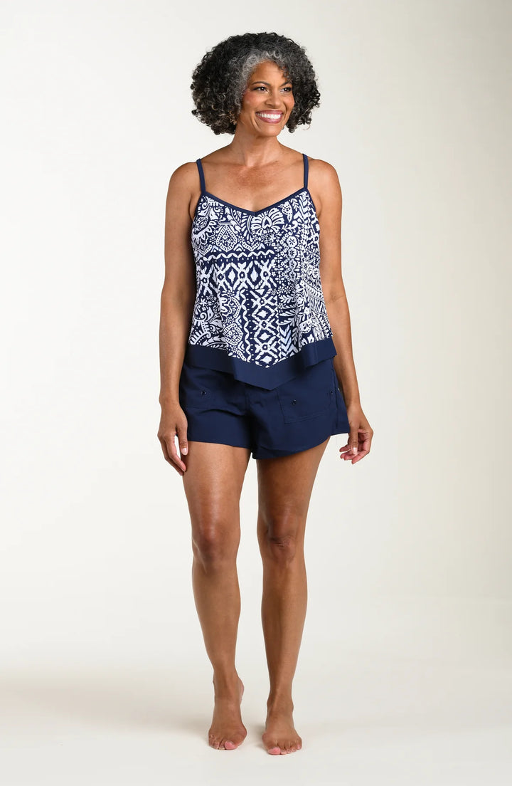Maxine Bohemia Flutter Hem Tankini
