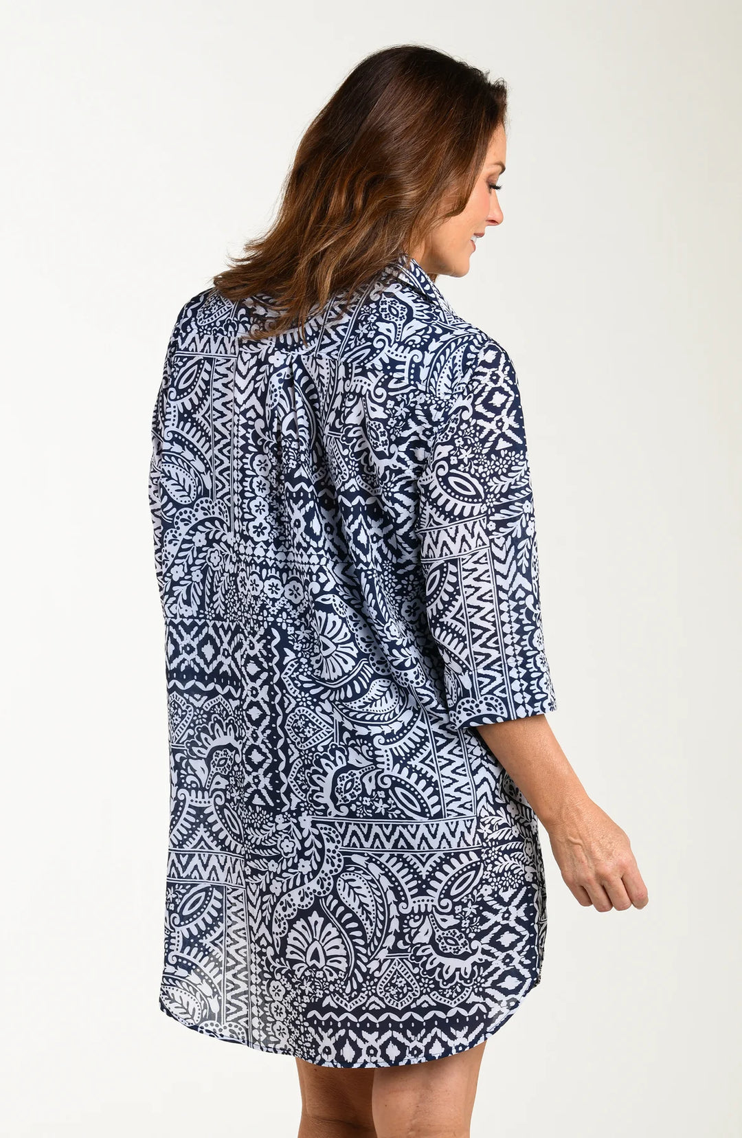 Maxine Island Bohemia Button Down Tunic