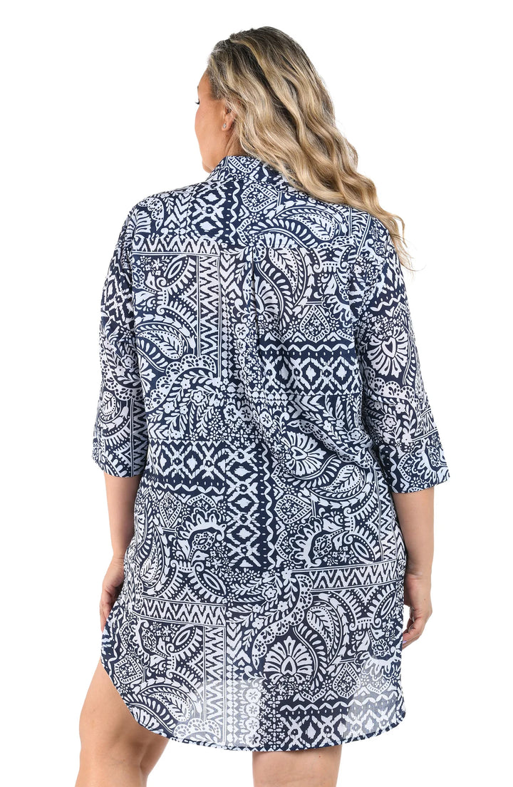 Maxine Island Bohemia Button Down Tunic