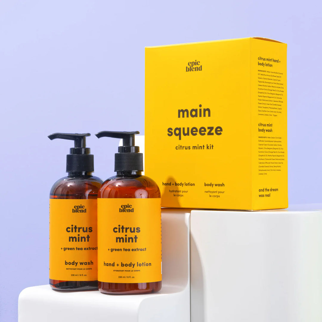 Main Squeeze - Citrus Mint Kit - Body Lotions - Big Sun Vernon  | Okanagan Beachwear
