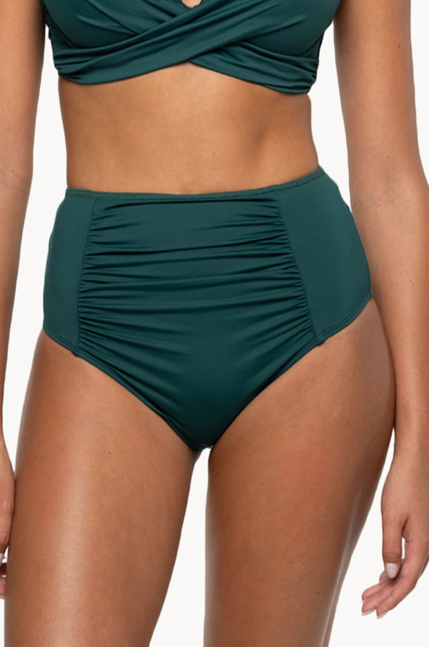 Niptuck Solid Bette High Waist Bikini Bottom