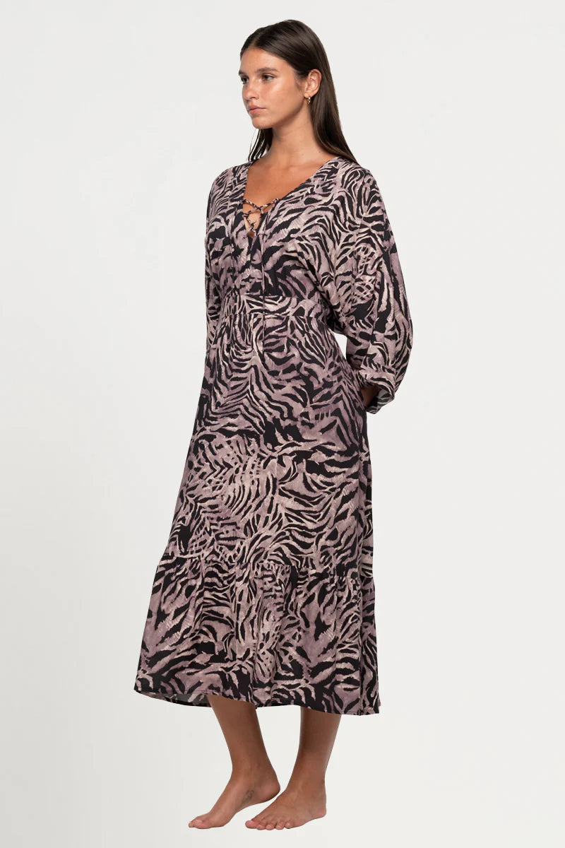 Niptuck Tuamotu Corrimal Maxi Dress