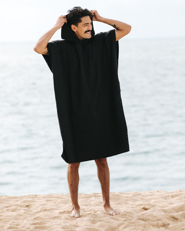 Sand Cloud Hooded Poncho - Womens Casual Coverups - Big Sun Vernon  | Okanagan Beachwear