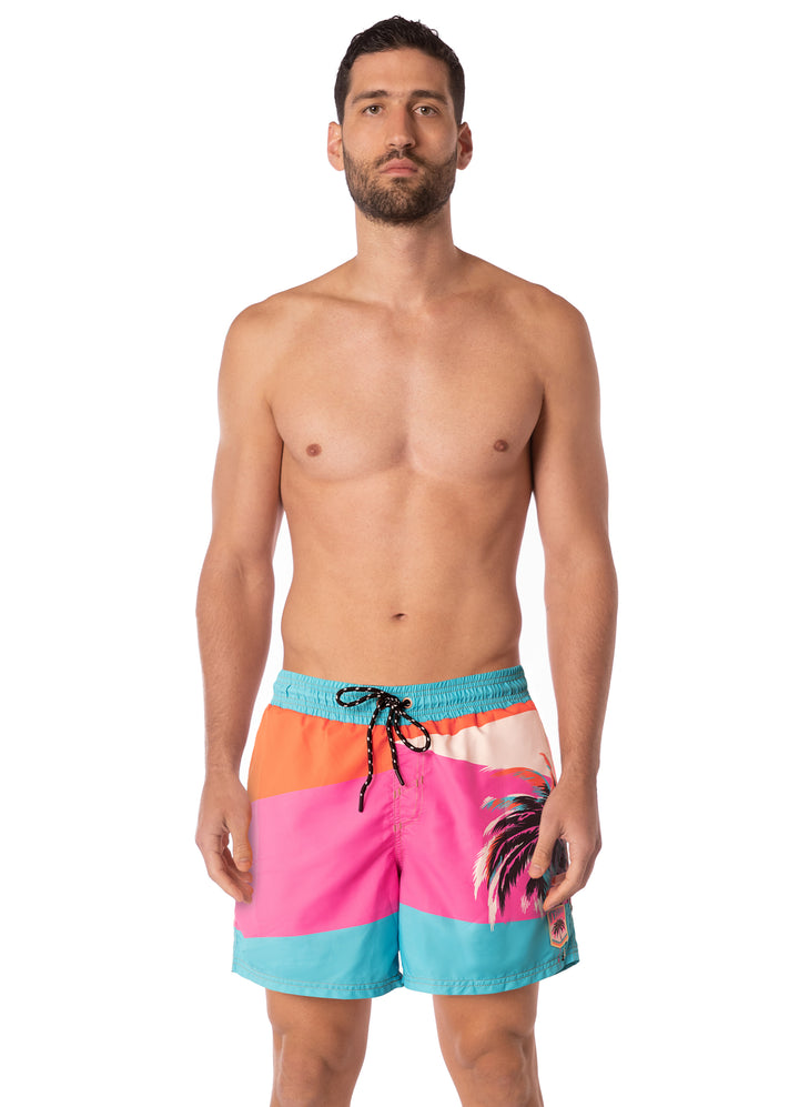 Maaji Electric Sunrise Sailor Short - Mens Swim Shorts - Big Sun Vernon  | Okanagan Beachwear