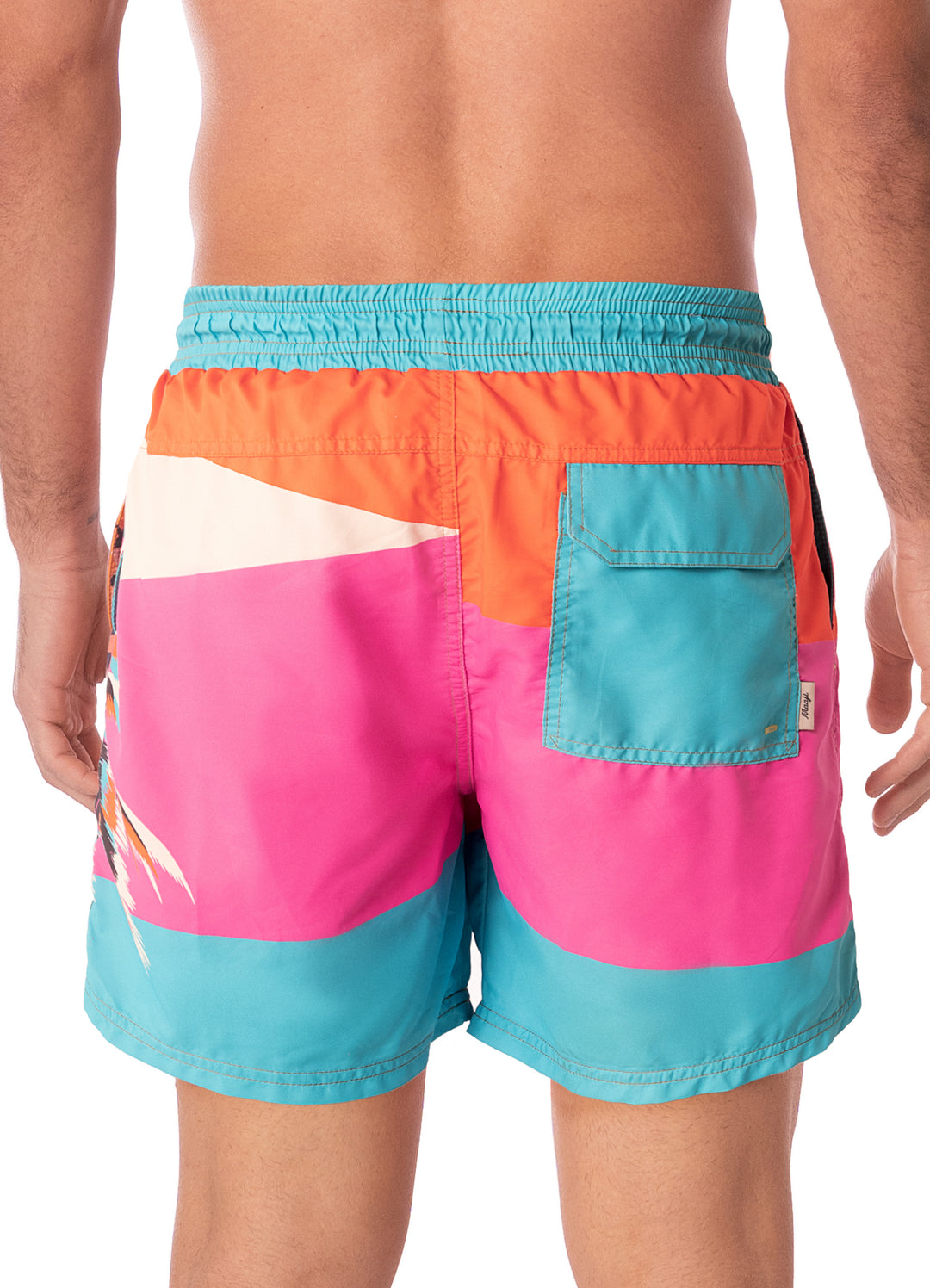 Maaji Electric Sunrise Sailor Short - Mens Swim Shorts - Big Sun Vernon  | Okanagan Beachwear
