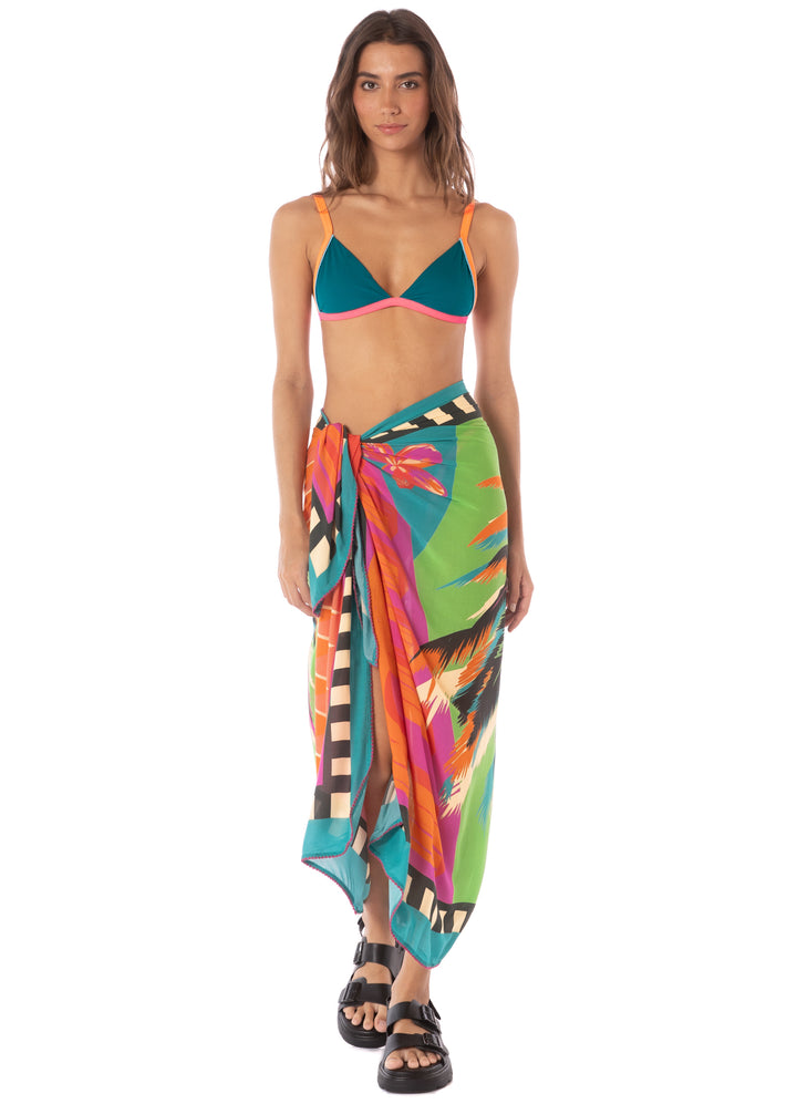 Maaji Citrus Island Isla Pareo - Womens Sarongs - Big Sun Vernon  | Okanagan Beachwear