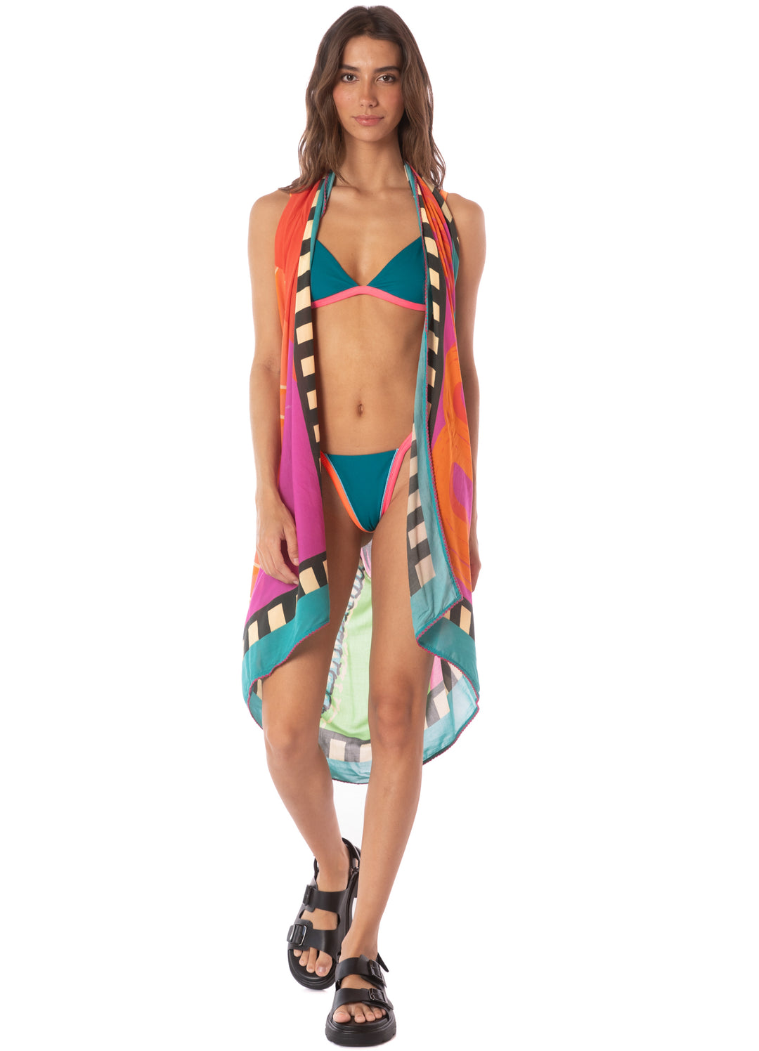 Maaji Citrus Island Isla Pareo - Womens Sarongs - Big Sun Vernon  | Okanagan Beachwear