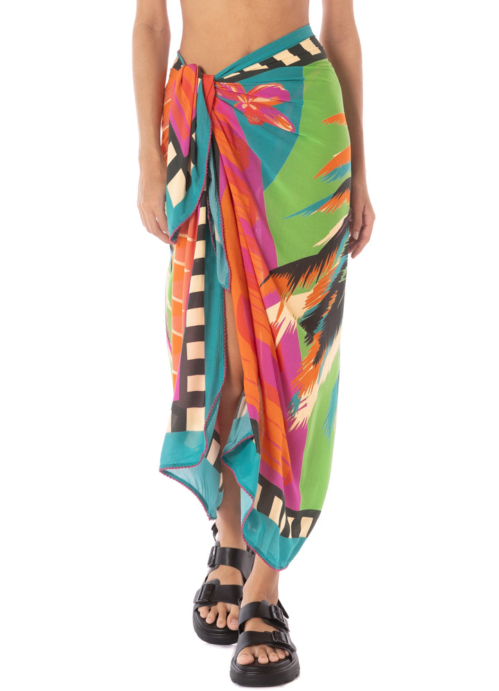 Maaji Citrus Island Isla Pareo - Womens Sarongs - Big Sun Vernon  | Okanagan Beachwear