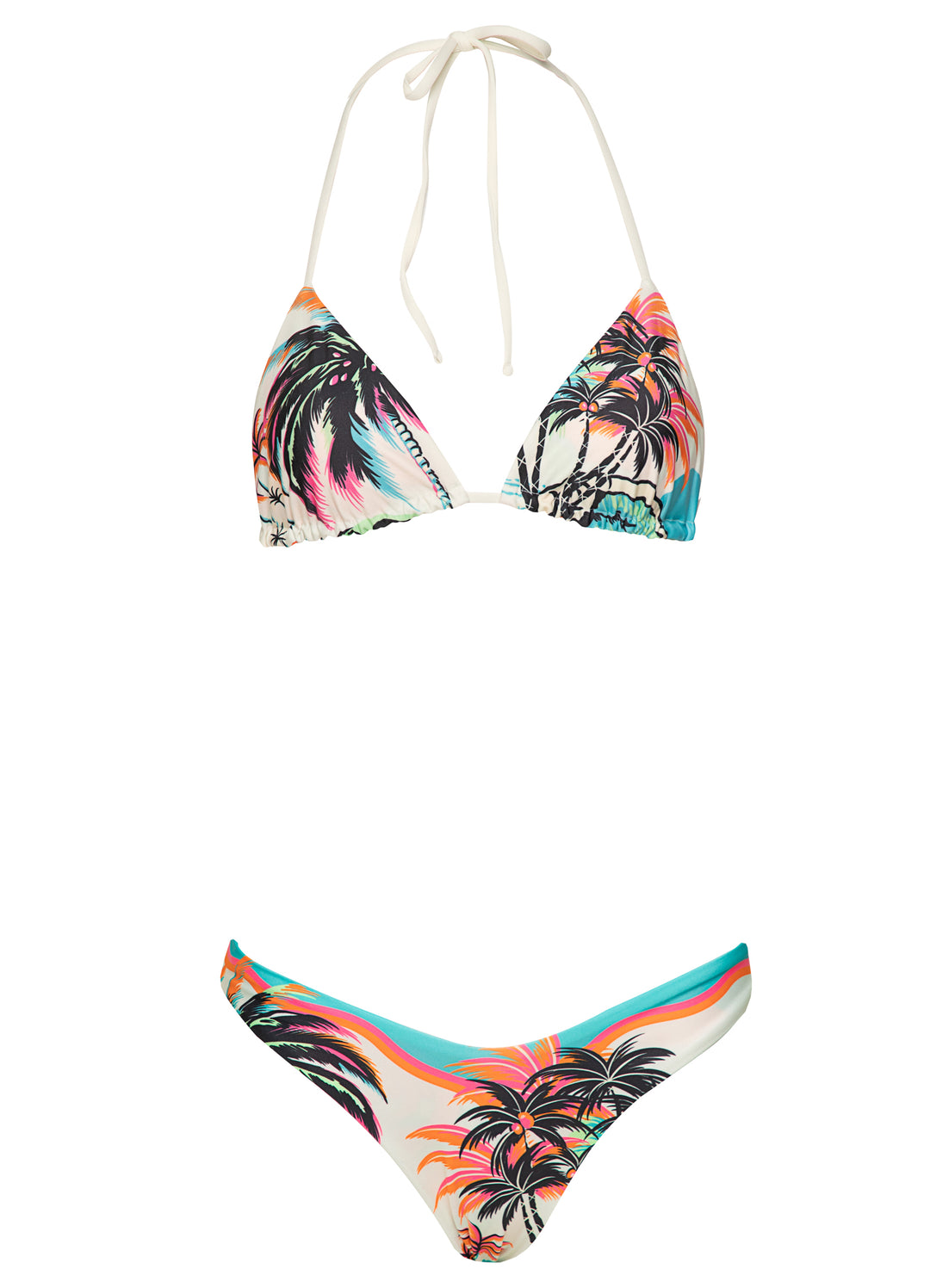 Maaji Citrus Island Balmy Triangle Top - Womens Triangle Bikini Tops - Big Sun Vernon  | Okanagan Beachwear