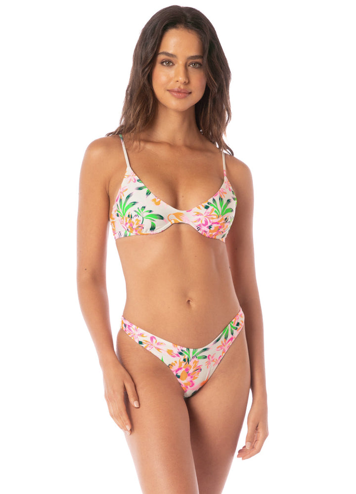 Maaji Bubbly Blossom Splendour Bottom - Womens Regular Bikini Bottoms - Big Sun Vernon  | Okanagan Beachwear