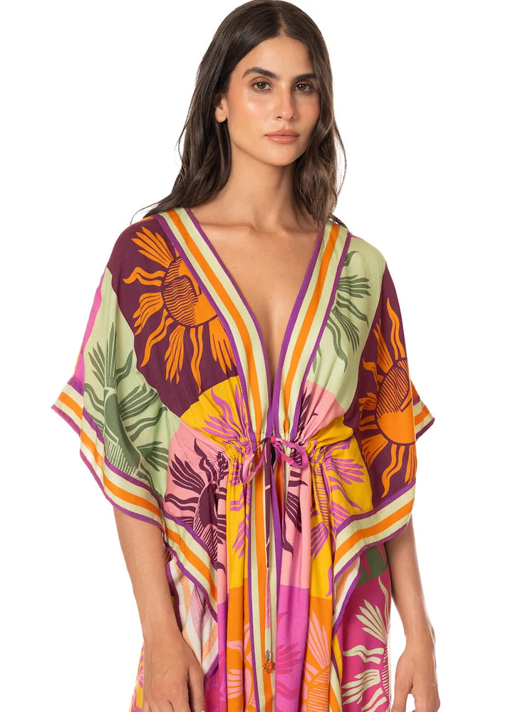Maaji Patch Play Vanilla Kaftan