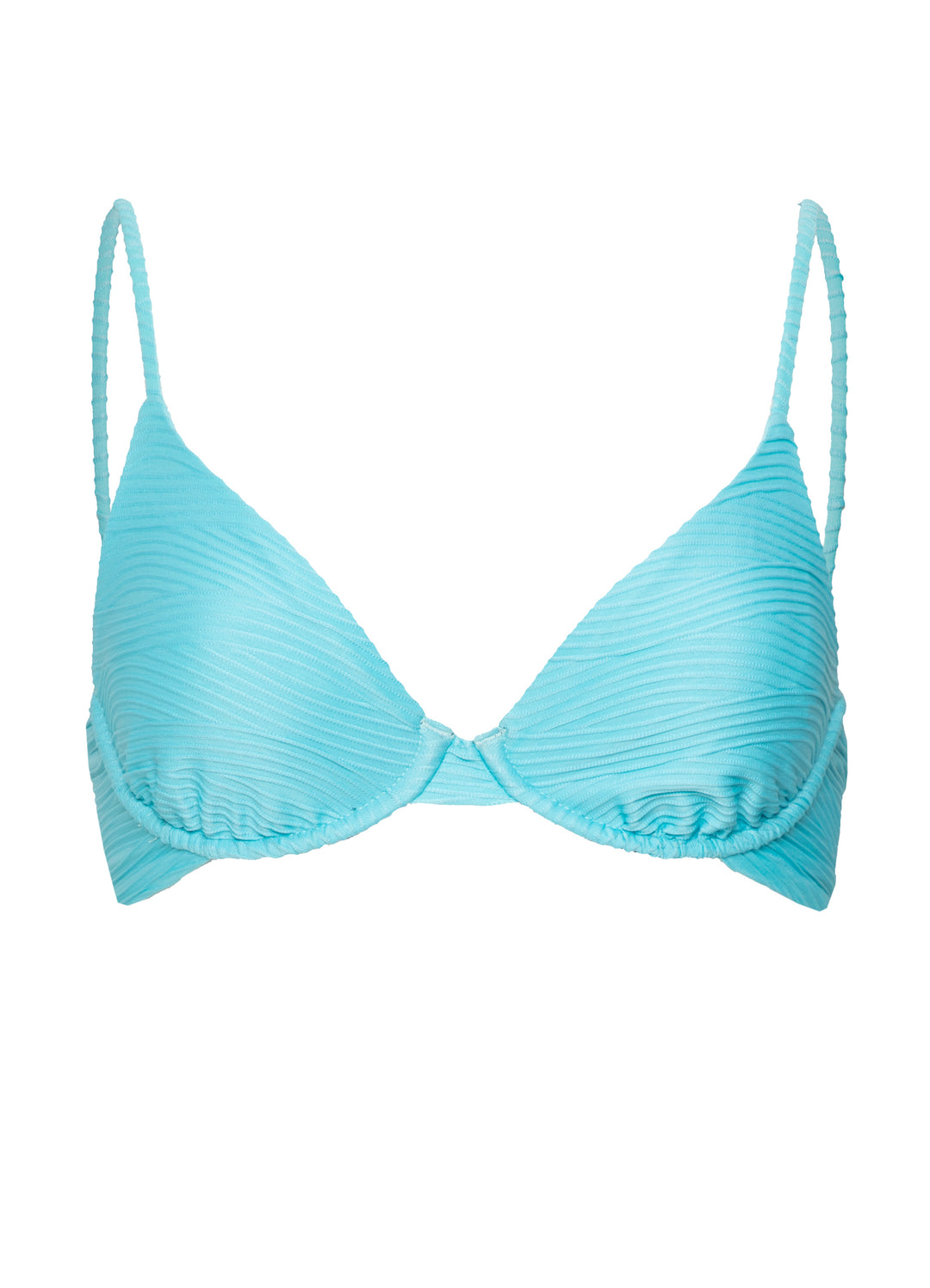 Maaji Sea Blue Dainty U/W Bikini Top - Womens Underwire Bikini Tops - Big Sun Vernon  | Okanagan Beachwear