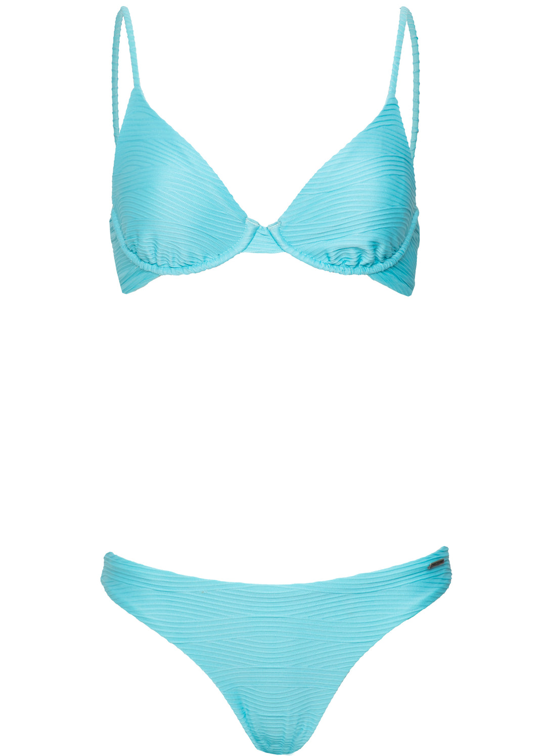 Maaji Sea Blue Dainty U/W Bikini Top - Womens Underwire Bikini Tops - Big Sun Vernon  | Okanagan Beachwear