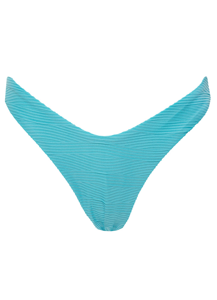 Maaji Sea Blue Splendour Bottom - Womens Hi Cut Bikini Bottoms - Big Sun Vernon  | Okanagan Beachwear