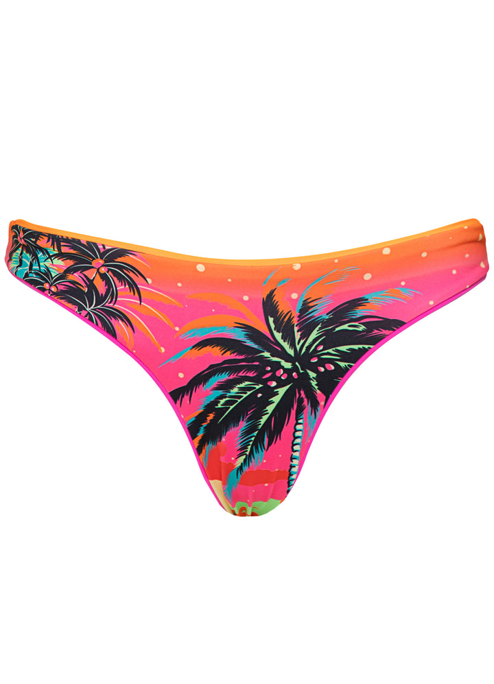Maaji Poppy Pink Iconic Bottom - Womens Regular Bikini Bottoms - Big Sun Vernon  | Okanagan Beachwear