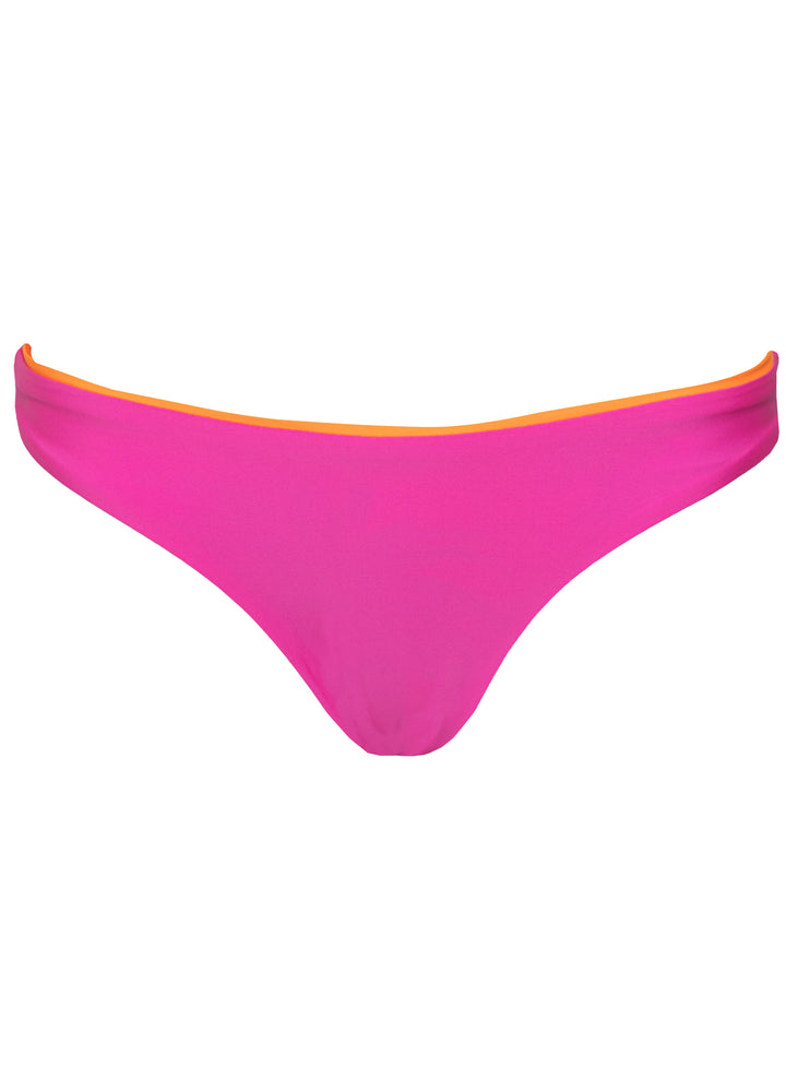 Maaji Poppy Pink Iconic Bottom - Womens Regular Bikini Bottoms - Big Sun Vernon  | Okanagan Beachwear