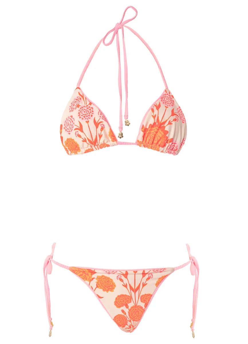 Maaji Rose Mirage Sunflash Tie Side Bottom