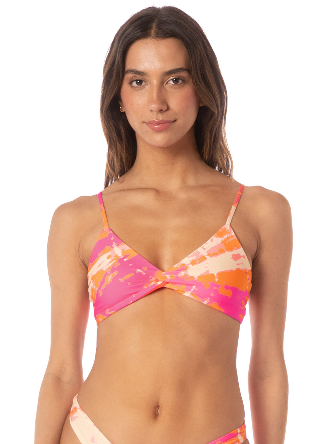 Maaji Flamingo Swirl Twisted Top - Womens Bralette Bikini Tops - Big Sun Vernon  | Okanagan Beachwear