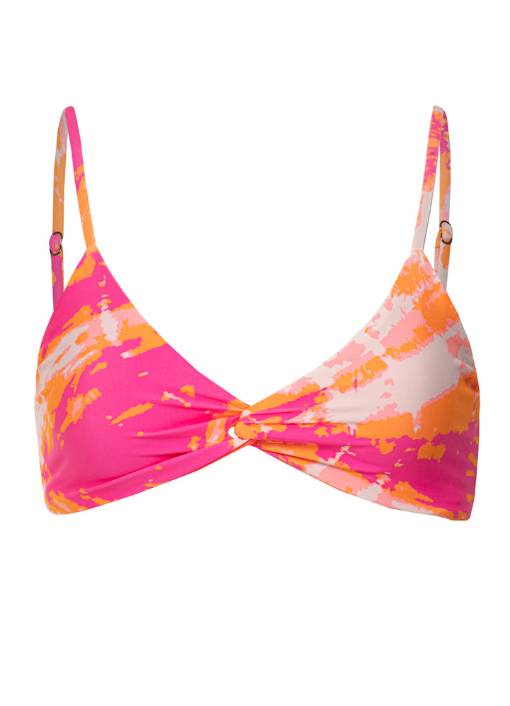 Maaji Flamingo Swirl Twisted Top - Womens Bralette Bikini Tops - Big Sun Vernon  | Okanagan Beachwear